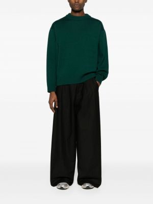 Džemperis ar izšuvumiem merino Robyn Lynch zaļš