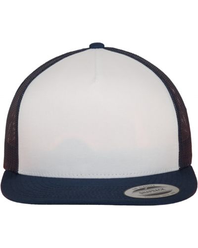 Cappello con visiera classico Flexfit bianco