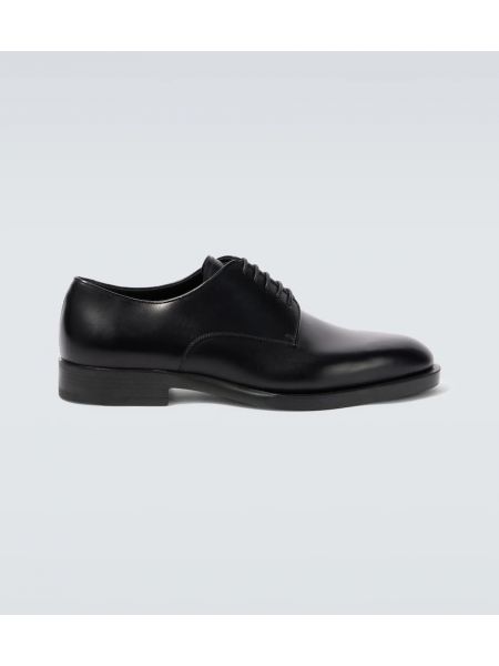 Brogues i läder Giorgio Armani svart