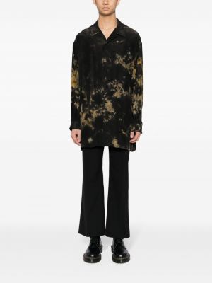 Tie-dye šilkinė marškiniai Yohji Yamamoto