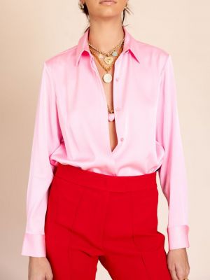 Satīna krekls Alex Perry rozā