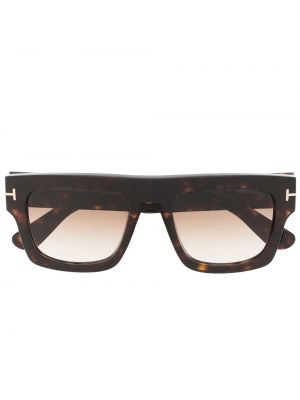 Overdimensjonert briller Tom Ford Eyewear brun