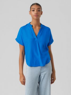 Bluzka Vero Moda niebieska
