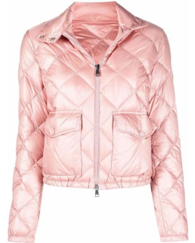 Vattert jakke Moncler rosa