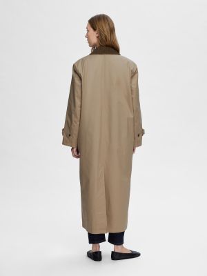 Kabát Selected Femme khaki