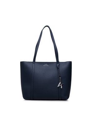 Nakupovalna torba Armani Exchange modra