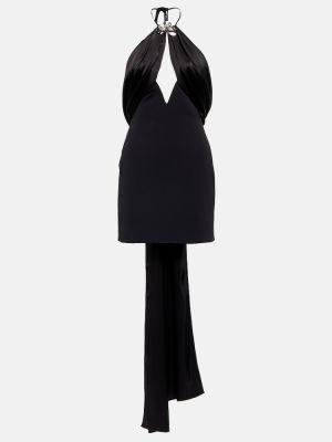 Mini robe à imprimé David Koma noir