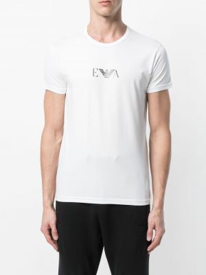 T-shirt mit print Emporio Armani weiß