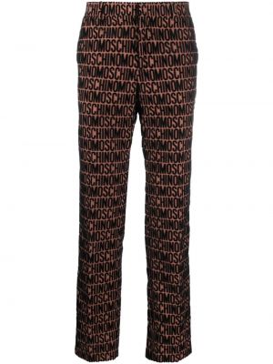 Pantaloni Moschino marrone