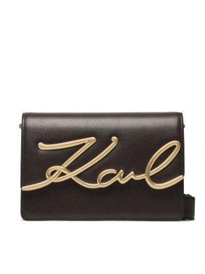 Чанта през рамо Karl Lagerfeld кафяво