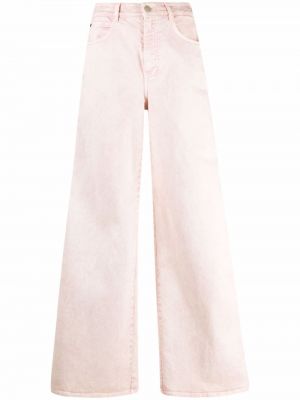 Jeans skinny slim fit a righe con motivo a stelle Stella Mccartney rosa