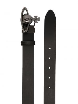 Cinturón con hebilla Vivienne Westwood negro
