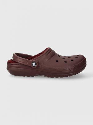 Papuci Crocs bordo