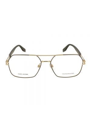 Okulary z wysoką talią slim fit Marc Jacobs żółte