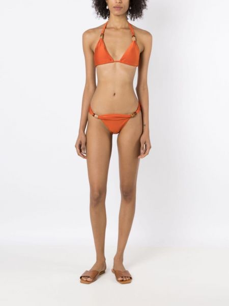 Bikini avec perles Adriana Degreas orange