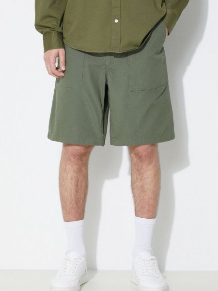 Pamučne kratke hlače Engineered Garments zelena