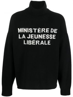 Pull col roulé en tricot col roulé Liberal Youth Ministry noir