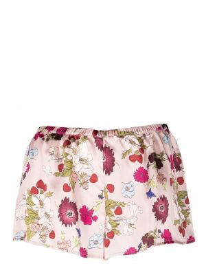 Trykt floral shorts La Perla rosa