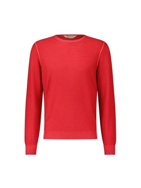 Sweter elegancki Gran Sasso czerwony