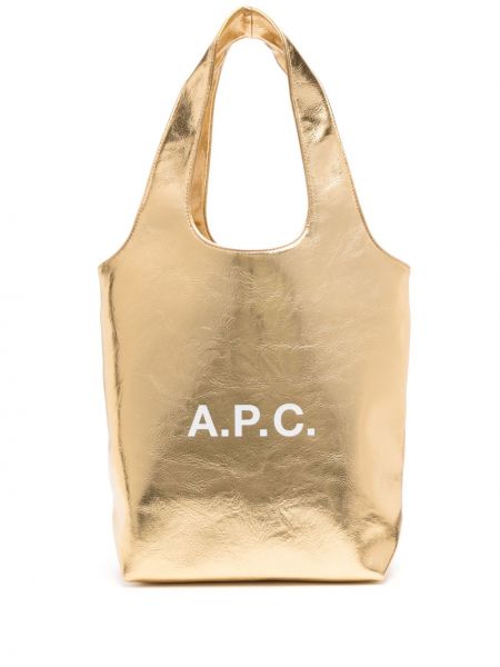 Shopper kabelka A.p.c. zlatá