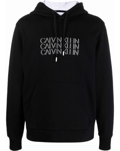 Sudadera con capucha Calvin Klein negro