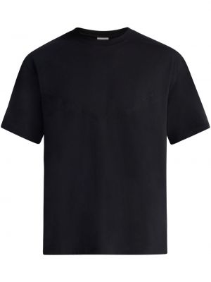 Kokvilnas t-krekls Qasimi melns
