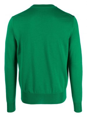 Vlněný svetr s kulatým výstřihem Altea zelený