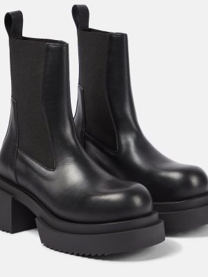 Ankle boots skórzane Rick Owens czarne