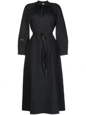 Μίντι φόρεμα Yves Salomon μαύρο