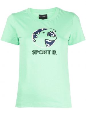 T-shirt ricamato Sport B. By Agnès B. verde