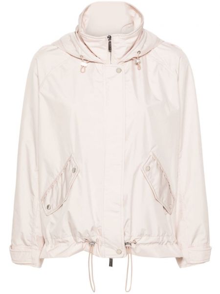 Veste légère à capuche Moorer beige