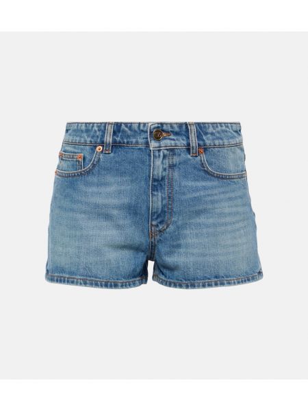 Shorts en jean Valentino bleu