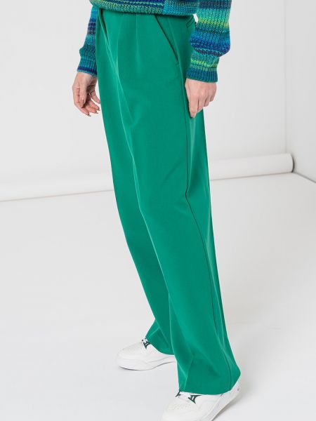 Однотонные брюки United Colors Of Benetton зеленые