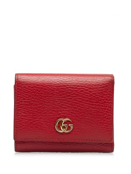 Usnjena denarnica Gucci Pre-owned rdeča