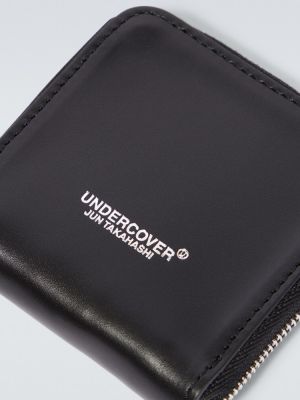 Kožená peňaženka Undercover čierna