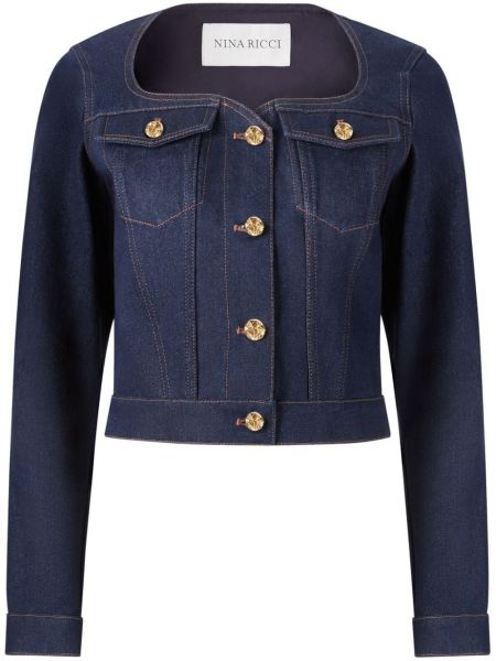 Denimjakke Nina Ricci blå