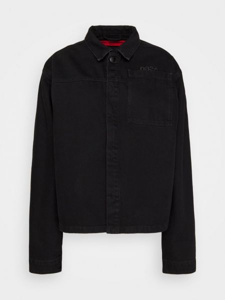 Czarna kurtka jeansowa 032c