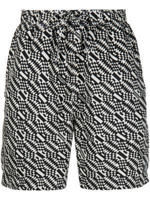 Trykt shorts Isabel Marant svart