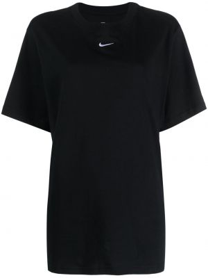 Pamut póló Nike fekete