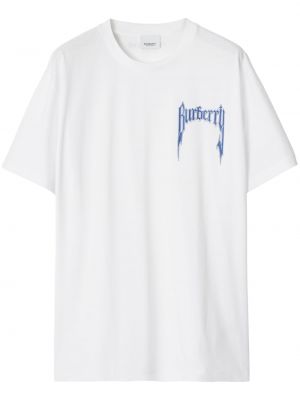 Βαμβακερή μπλούζα με σχέδιο Burberry