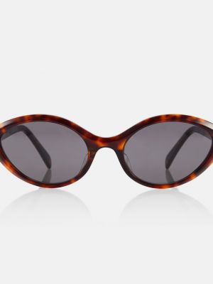 Коричневые очки солнцезащитные Céline Eyewear