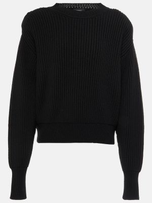 Sweter wełniany Wardrobe.nyc czarny