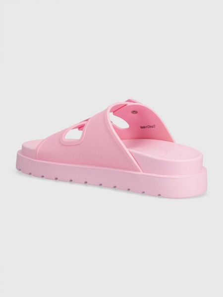 Papuci cu platformă Buffalo roz