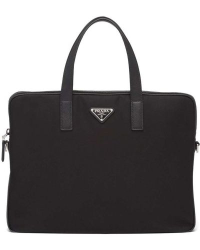 Чанта за лаптоп Prada черно
