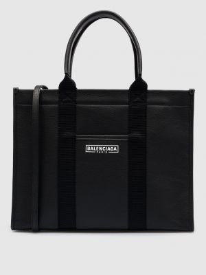 Чорна шкіряна сумка Balenciaga