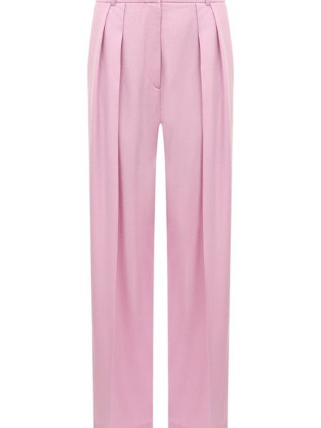 Шерстяные брюки Lesyanebo розовые