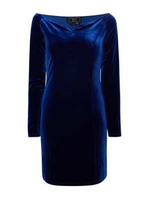Коктейлна рокля Faina синьо
