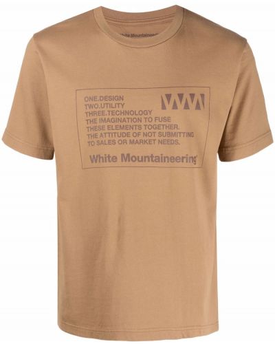 Camiseta White Mountaineering blanco