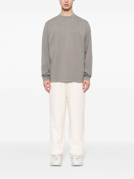 Sweatshirt aus baumwoll mit rundem ausschnitt Yeezy grau