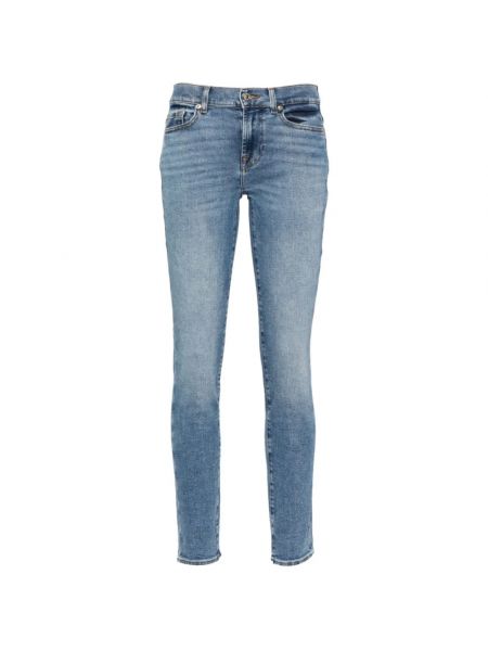 Retro skinny jeans 7 For All Mankind blau